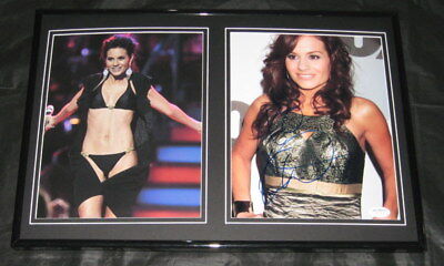 Kara Dioguardi Bikini Signed Framed 12x18 Photo Display JSA American Idol