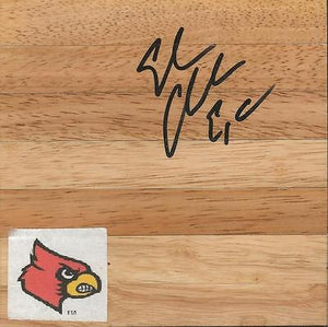 Earl Clark Signed 6x6 Floorboard Louisville Cavaliers Lakers