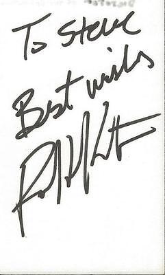 Robert Kurtzman Signed 3x5 Index Card Evil Dead