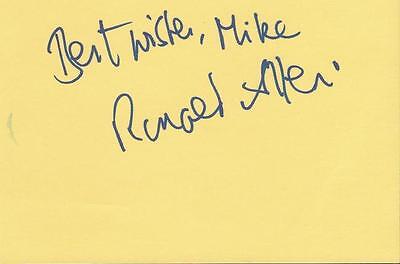 Ronald Allen Signed 4x6 Index Card Adventures of Robin Hood