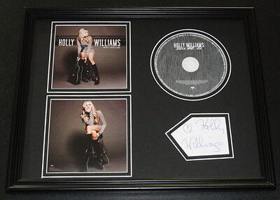 Holly Williams Signed Framed CD & Photo Display Here With Me