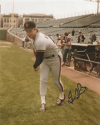 Dave Lapoint Signed 8x10 Photo Giants