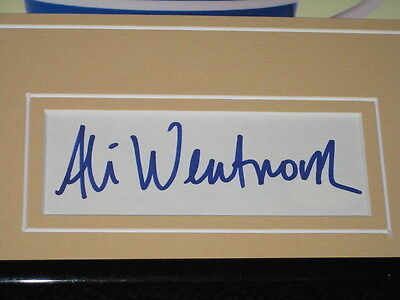 Ali Wentworth Signed Framed 11x14 Photo Display JSA Ali in Wonderland Head Case