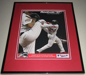 Manny Ramirez Andy Pettitte Reebok Framed Original Advertisement Promo Photo