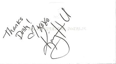 Kimberly Holland Signed Playboy Business Card