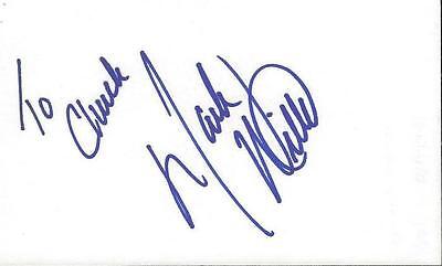 Mark Willis Signed 3x5 Index Card C