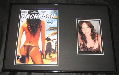 Danielle Burgio Backlash Signed Framed Photo Set 12x18