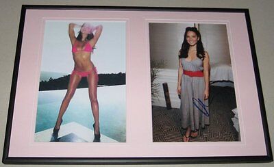 Olivia Munn Bikini Signed Framed Photo Set 12x18 Attack of the Show