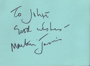 Martin Jarvis Signed Vintage Album Page Dr Who Wreck It Ralph