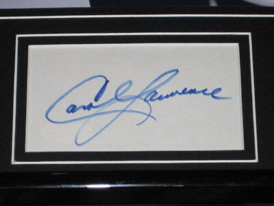 Carol Lawrence Signed Framed 11x14 Photo Display w/ Robert Goulet JSA