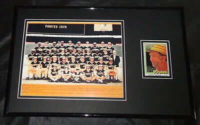 Chuck Tanner Signed Framed 11x17 Photo Display 1979 Pirates World Champs