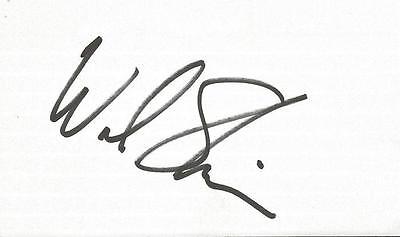 Wil Shriner Signed 3x5 Index Card