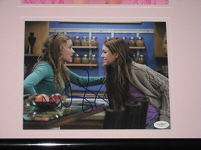 Miley Cyrus Signed Framed 18x24 Photo Display JSA Hannah Montana