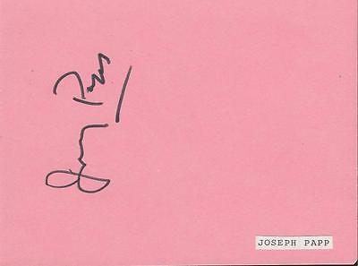 Joseph Papp Signed Vintage Album Page Pirates of Penzance