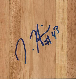 Jordan Hill Signed Floorboard Knicks Arizona