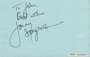 Jenny Seagrove Signed Vintage Album Page Judge John Deed The Guardian