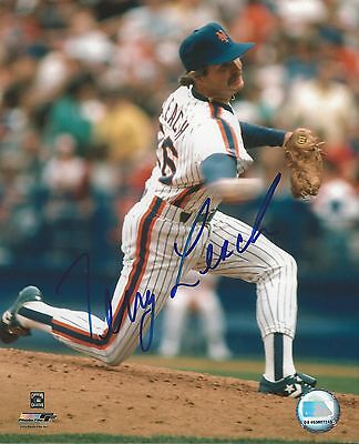 Bruce Berenyi Signed 8x10 Photo 1986 Mets 