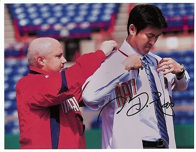 Chien Ming Wang Signed 8x10 Photo Nationals 