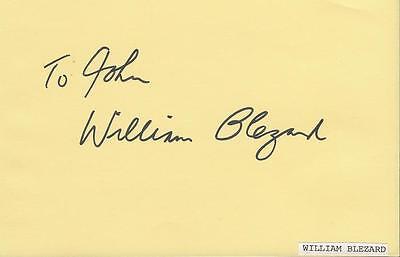 William Blezard Signed Vintage Album Page composer