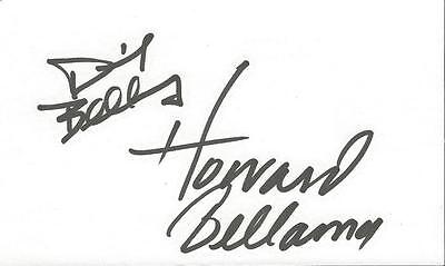 The Bellamy Brothers Signed 3x5 Index Card Howard Bellamy David Bellamy