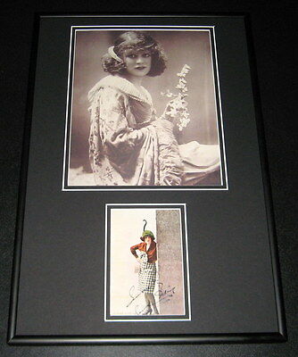 Lenore Ulric Signed Framed 12x18 Photo Set 