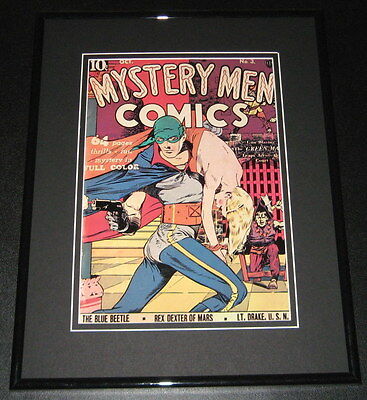 Mystery Men Comics #3 Eisner Framed Cover Photo Poster 11x14 Official Repro 