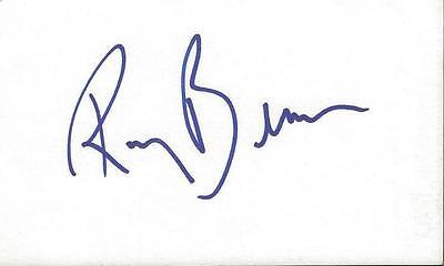 Ray Benson Signed 3x5 Index Card 