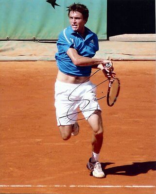 Gilles Simon Signed 8x10 Photo