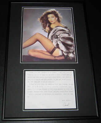 Carol ALT Signed Framed 12x18 Letter & Photo Display