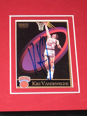 Kiki Vandeweghe Signed Framed 11x17 Photo Display Trailblazers