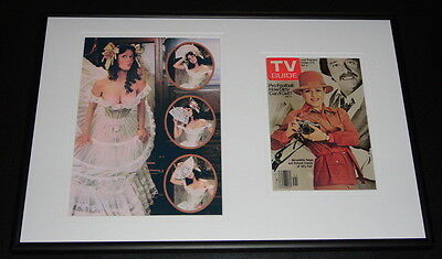 Bernadette Peters Signed Framed 12x18 Photo & TV Guide Display