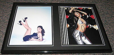 Eva Longoria Signed Framed 12x18 Photo Set