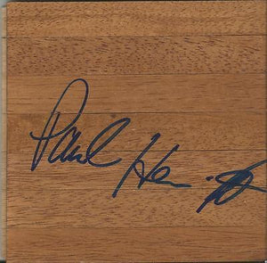 Paul Hewitt Signed 6x6 Floorboard George Mason Georgia Tech