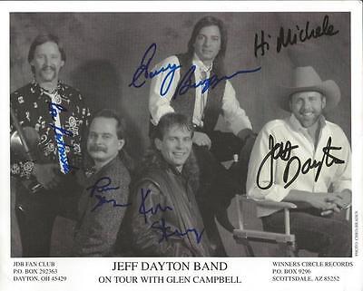 Jeff Dayton Band Signed 8x10 Photo