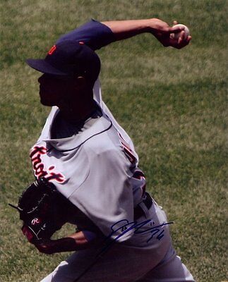 Edwin Jackson Signed 8x10 Photo Tigers