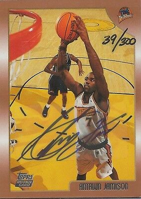 Antawn Jamison 1998 Topps Autograph RC Rookie #143 Ltd Edition 1/300 UNC