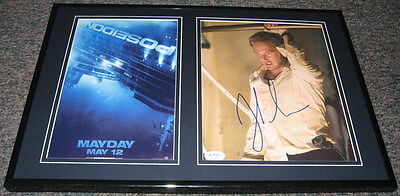 Josh Lucas Signed Framed 12x18 Poseidon Photo Set JSA