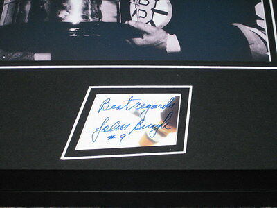 John Johnny Bucyk Signed Framed 11x14 Photo Display Bruins Stanley Cup