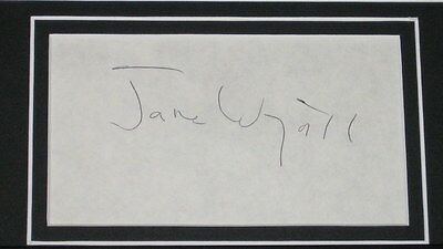 Jane Wyatt Signed Framed 11x14 Photo Display 