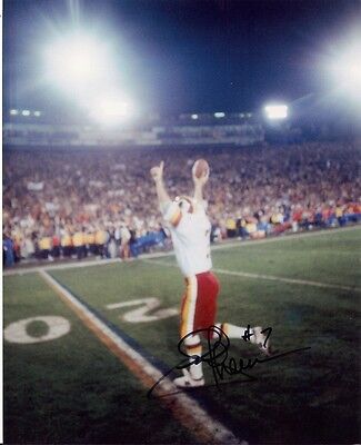 Joe Theismann Signed 8x10 Photo Washington