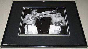 Muhammad Ali Cassius Clay vs Sonny Liston Framed 11x14 Photo Display 