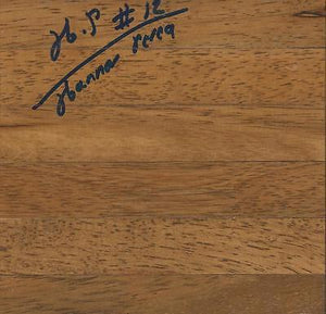 Hanner Perea Signed 6x6 Floorboard Indiana