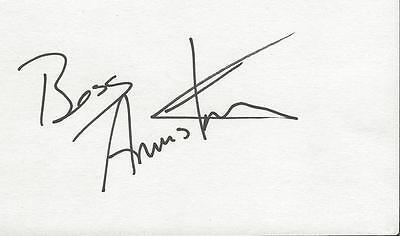 Bess Armstrong Signed 3x5 Index Card Jaws 3D