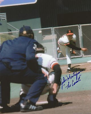 John Montefusco Signed 8x10 Photo Giants The Count Inscription