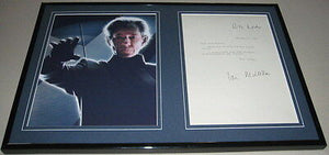 Ian McKellen Signed Framed 1984 Letter & Photo Display JSA Magneto X Men