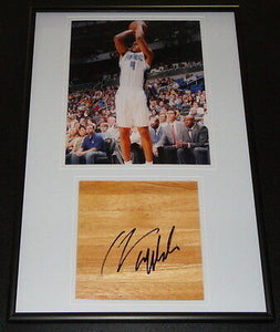 Arron Afflalo Signed Framed 12x18 Floorboard + Photo Display Orlando Magic UCLA