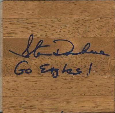 Steve Donahue Signed 6x6 Floorboard Boston College Go Eagles Inscription