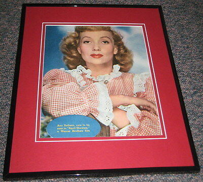 Ann Sothern April Showers 1948 Original Framed Advertisement Poster 