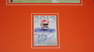 Sharrif Floyd Signed Framed Rookie Card & Photo Display Florida Gators Vikings