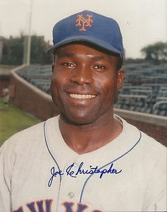 Joe Christopher Signed 8x10 Photo 1962 Mets B